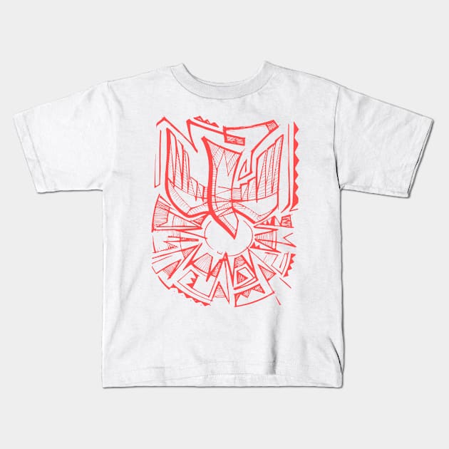 Digital illustration of the Holy Spirit symbol Kids T-Shirt by bernardojbp